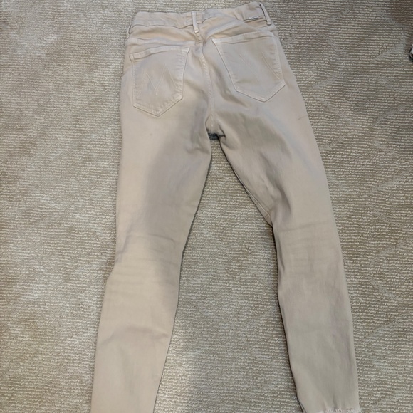 Mother jeans, size 27, tan, skinny jeans - Picture 2 of 3
